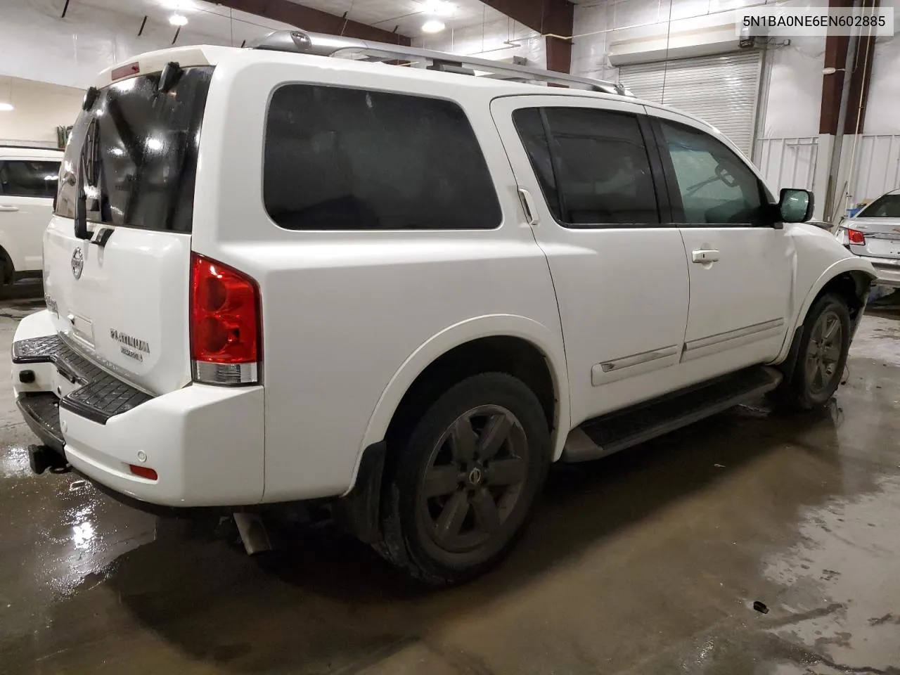 2014 Nissan Armada Platinum VIN: 5N1BA0NE6EN602885 Lot: 80889304