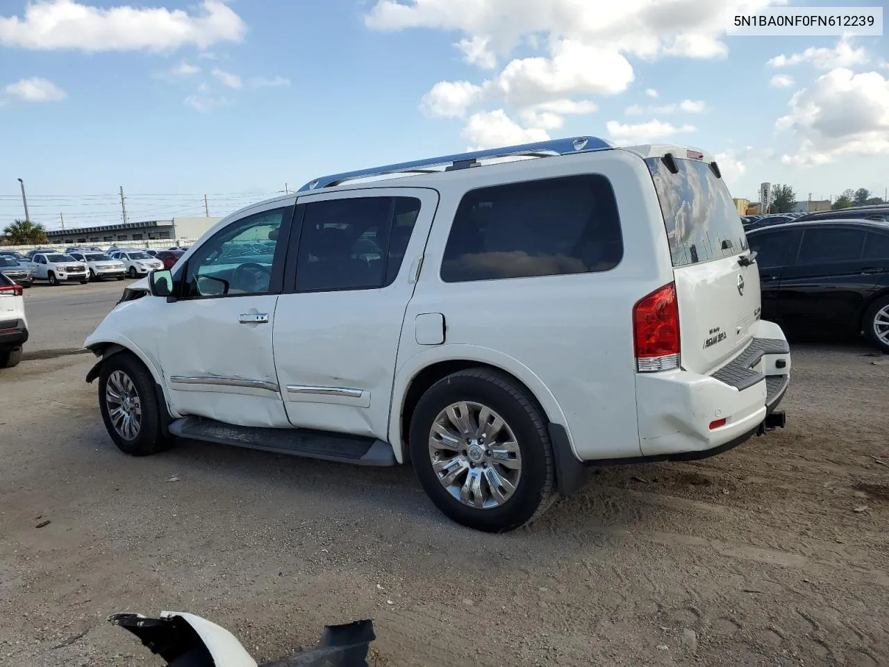 2015 Nissan Armada Platinum VIN: 5N1BA0NF0FN612239 Lot: 41521183