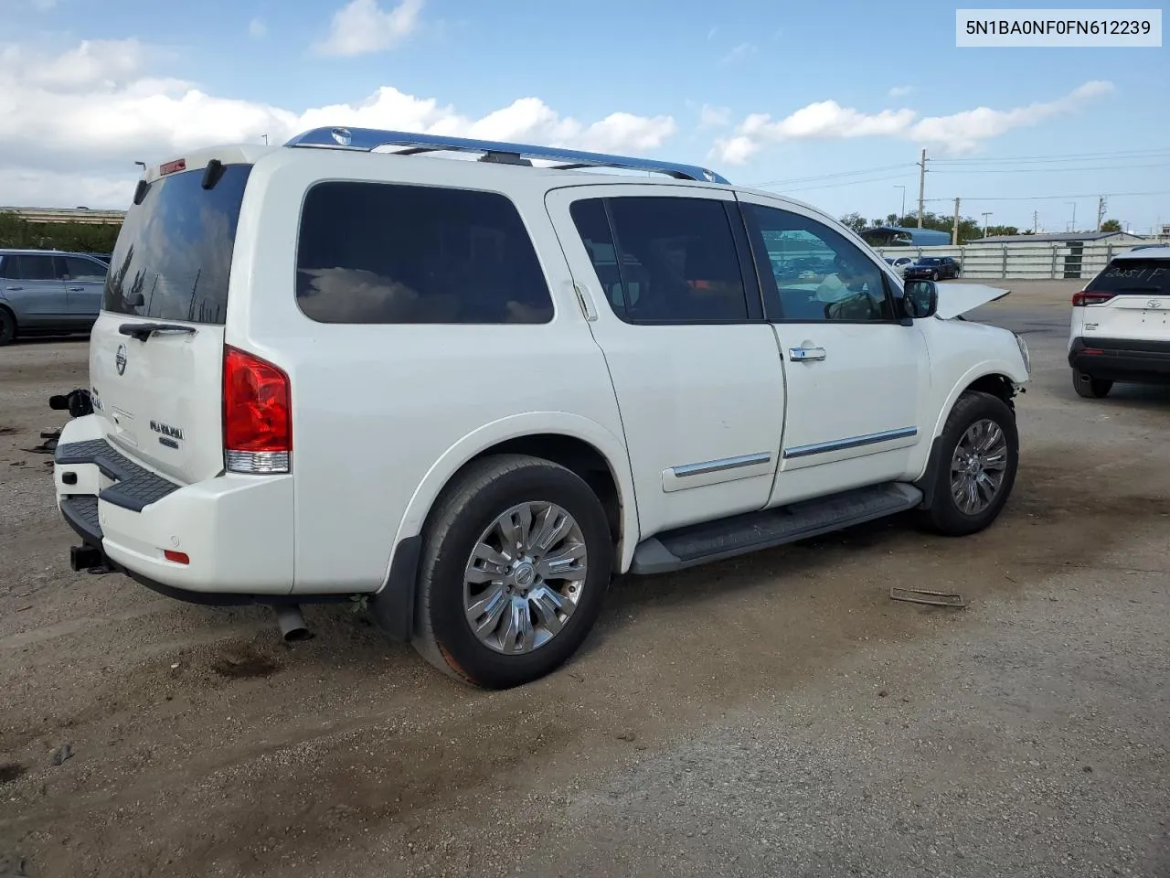 2015 Nissan Armada Platinum VIN: 5N1BA0NF0FN612239 Lot: 41521183