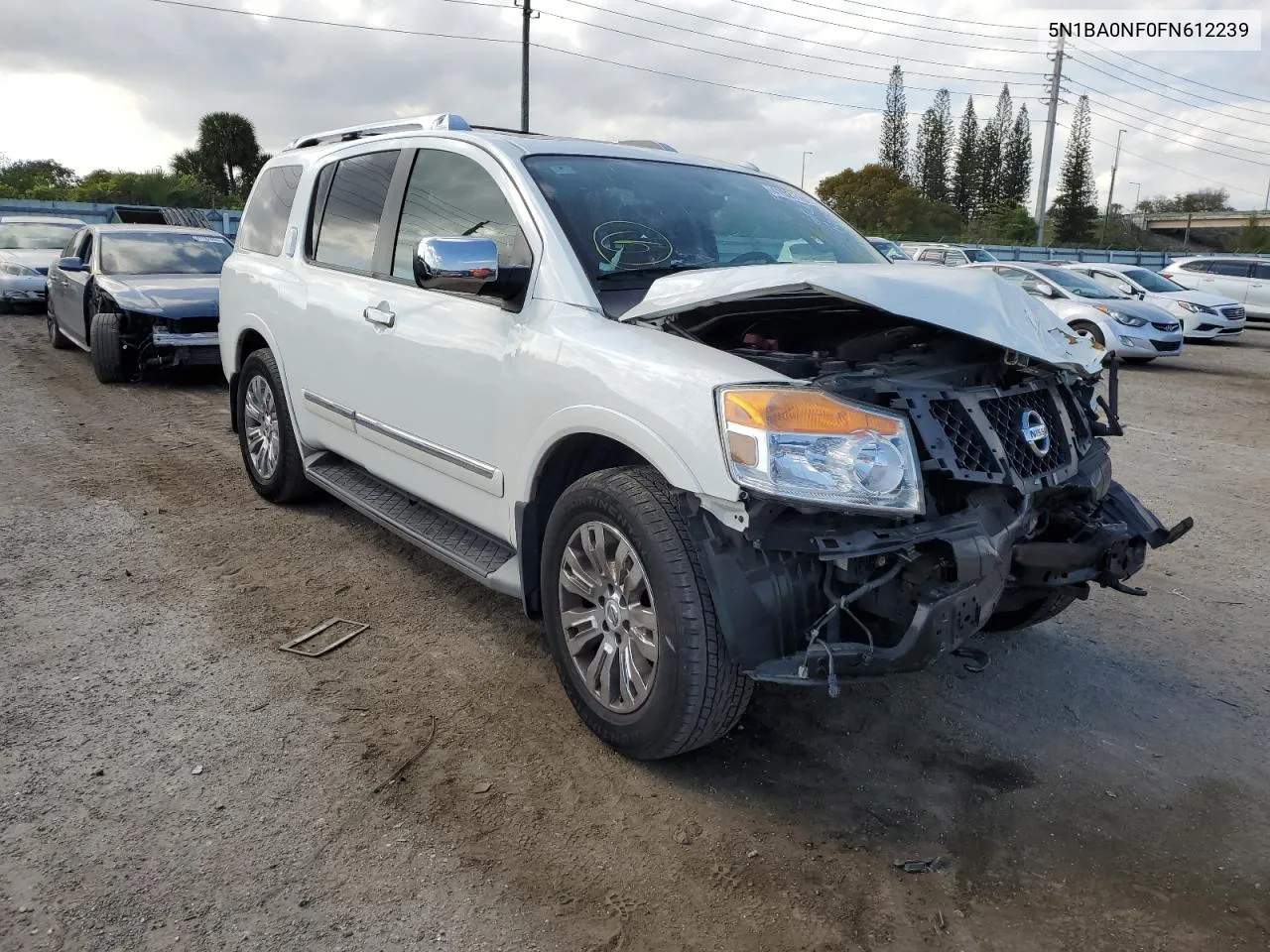 2015 Nissan Armada Platinum VIN: 5N1BA0NF0FN612239 Lot: 41521183