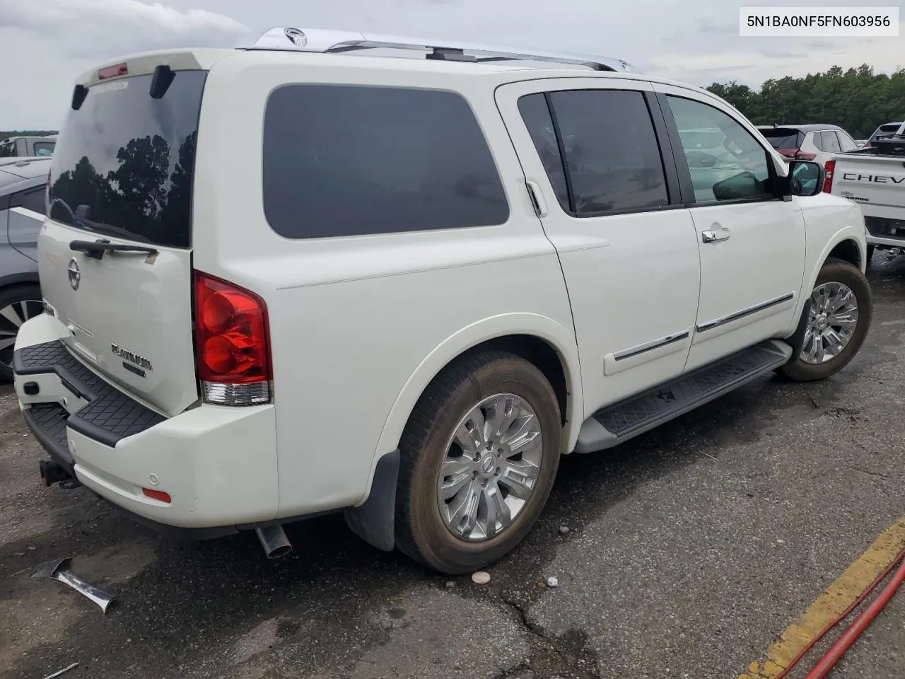 2015 Nissan Armada Platinum VIN: 5N1BA0NF5FN603956 Lot: 62476534