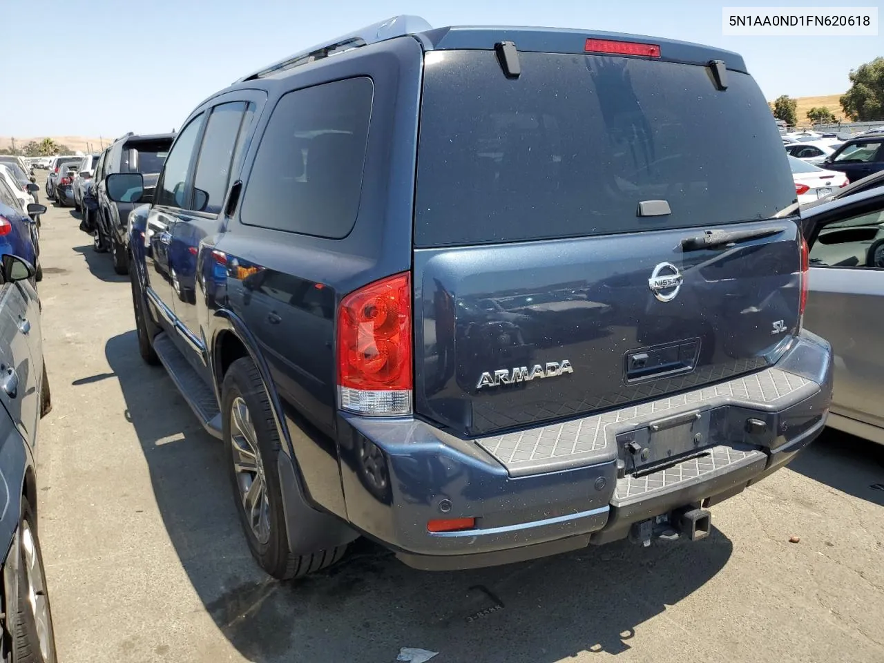 2015 Nissan Armada Sv VIN: 5N1AA0ND1FN620618 Lot: 62737044