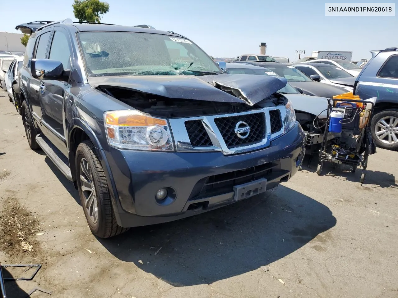 5N1AA0ND1FN620618 2015 Nissan Armada Sv