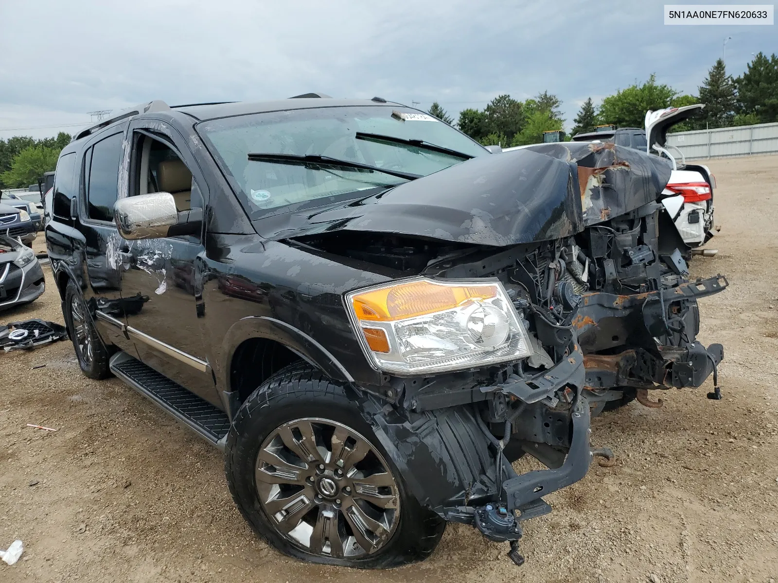 5N1AA0NE7FN620633 2015 Nissan Armada Platinum