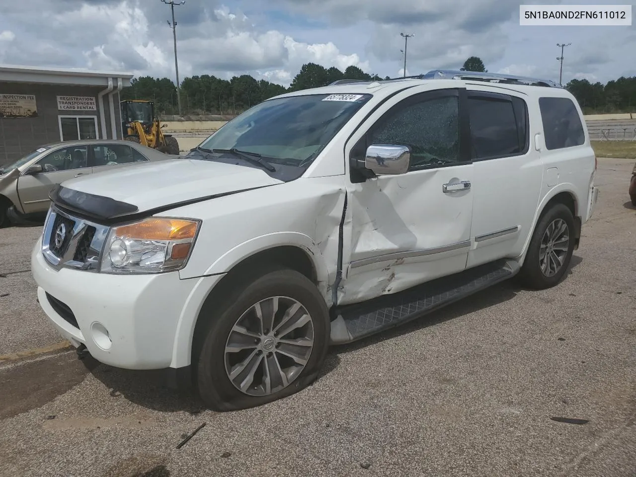 5N1BA0ND2FN611012 2015 Nissan Armada Sv