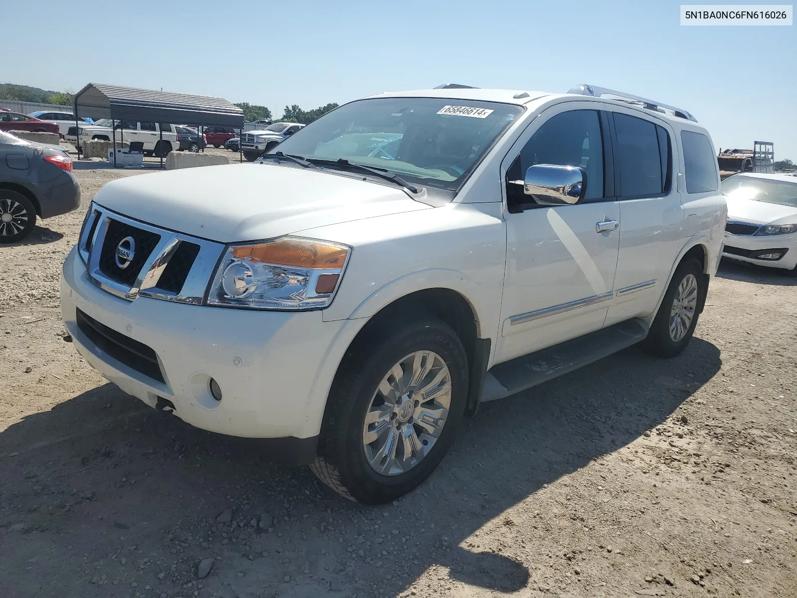 2015 Nissan Armada Sv VIN: 5N1BA0NC6FN616026 Lot: 65846614