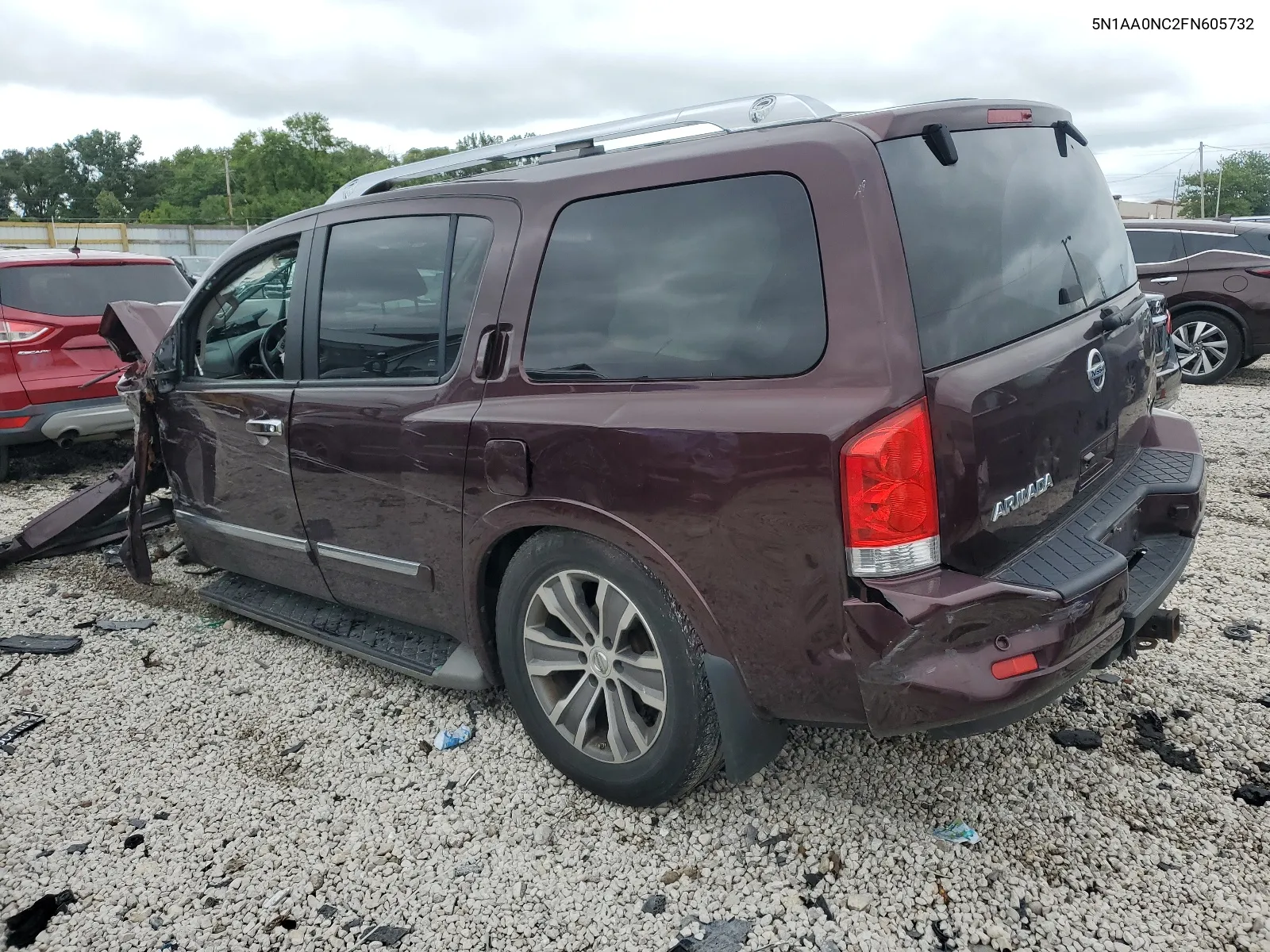 2015 Nissan Armada Sv VIN: 5N1AA0NC2FN605732 Lot: 66195434