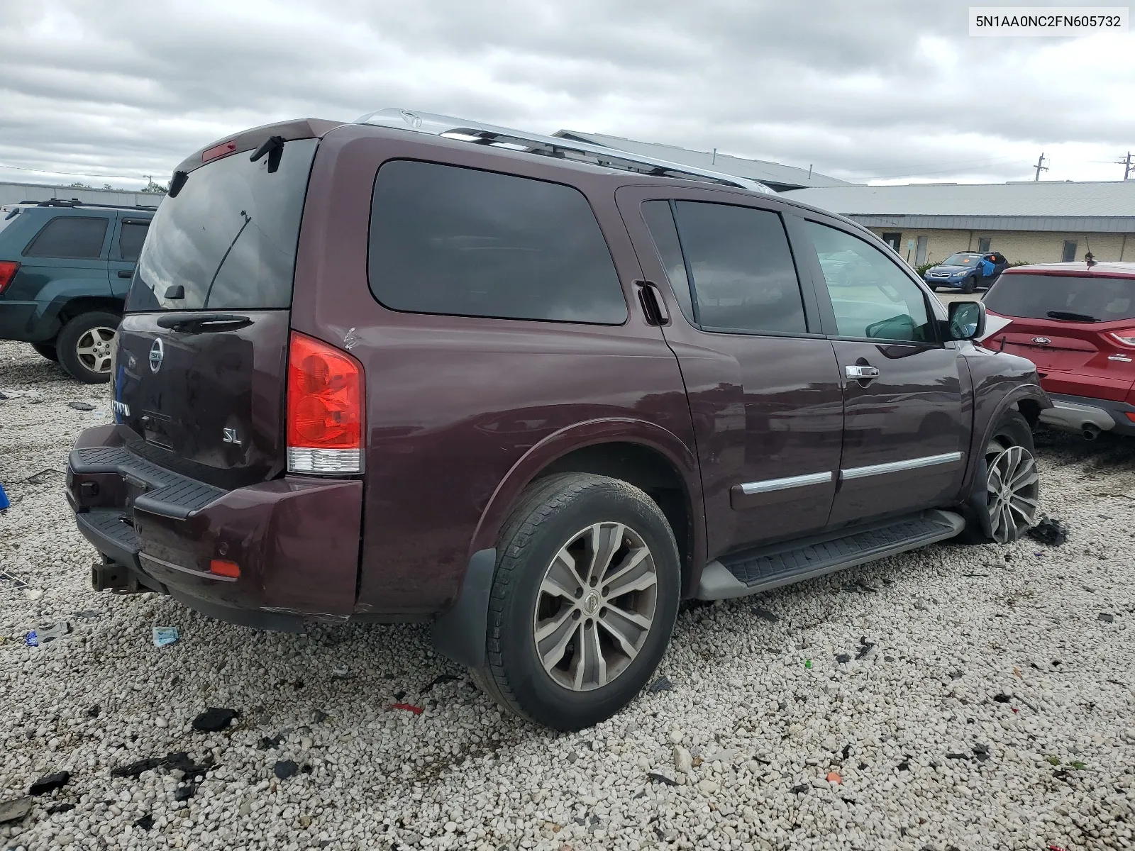 2015 Nissan Armada Sv VIN: 5N1AA0NC2FN605732 Lot: 66195434