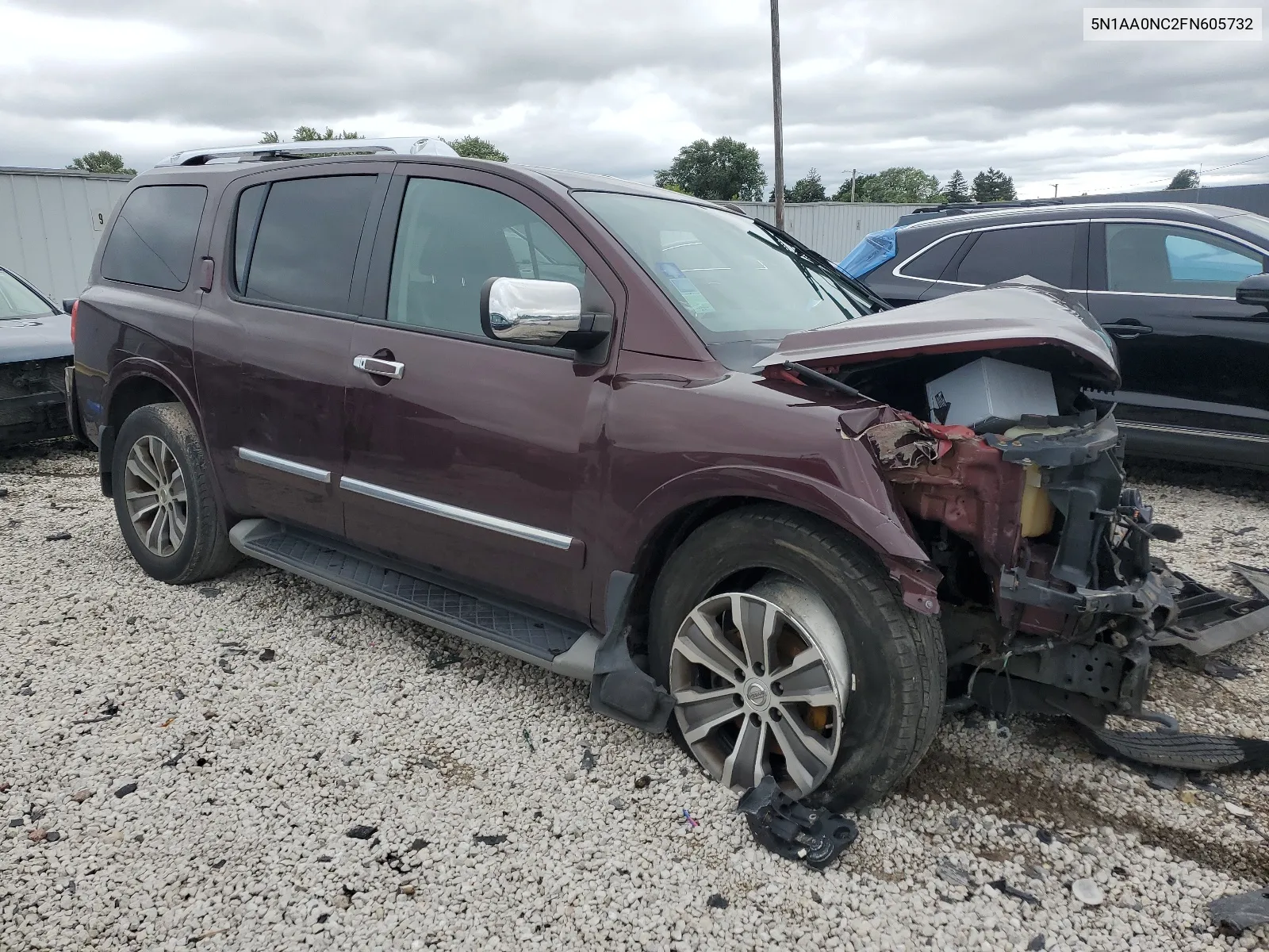 2015 Nissan Armada Sv VIN: 5N1AA0NC2FN605732 Lot: 66195434