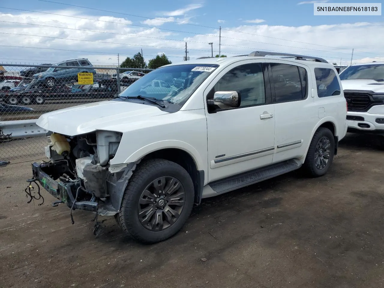 5N1BA0NE8FN618183 2015 Nissan Armada Platinum