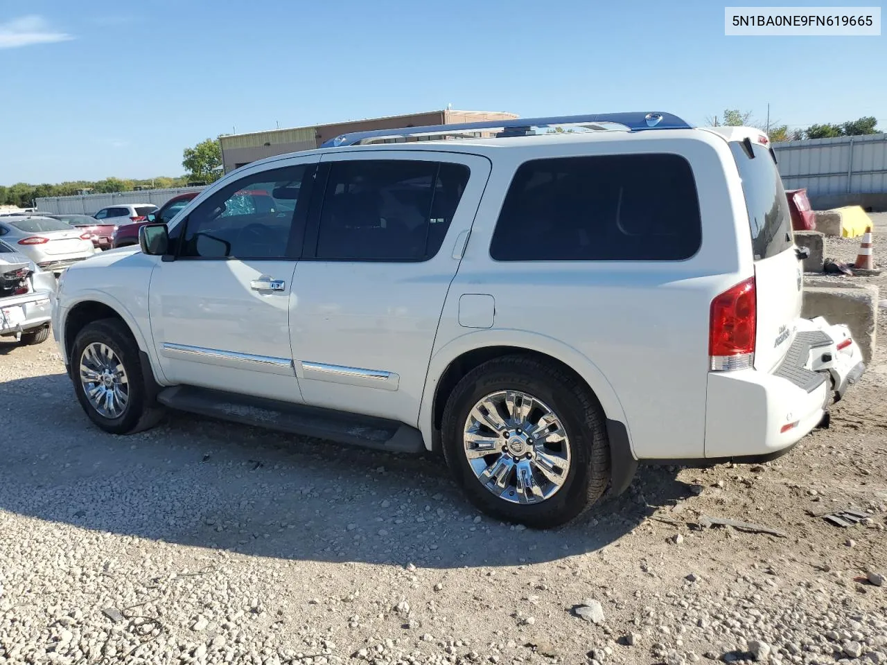 2015 Nissan Armada Platinum VIN: 5N1BA0NE9FN619665 Lot: 72335724