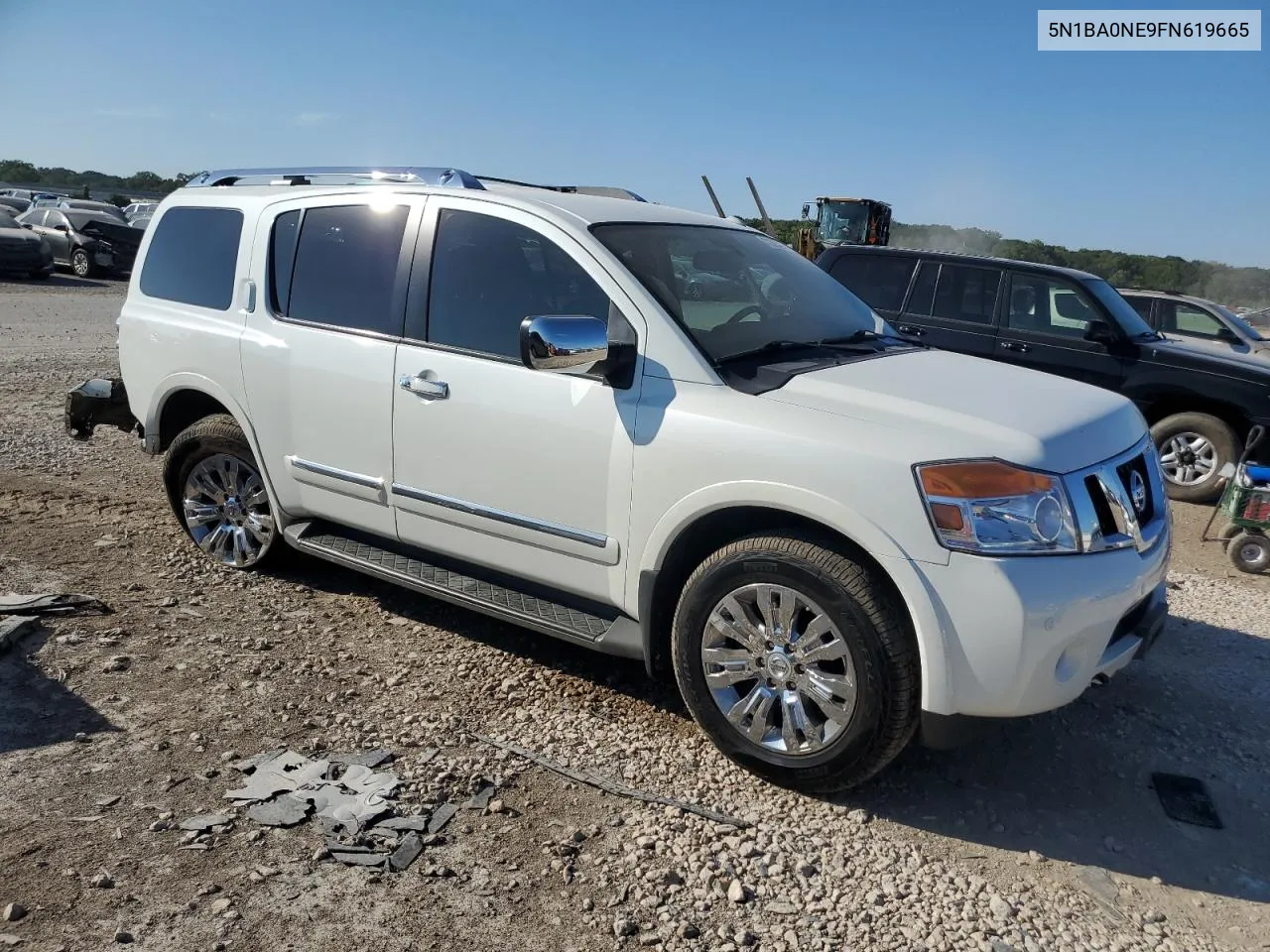 2015 Nissan Armada Platinum VIN: 5N1BA0NE9FN619665 Lot: 72335724