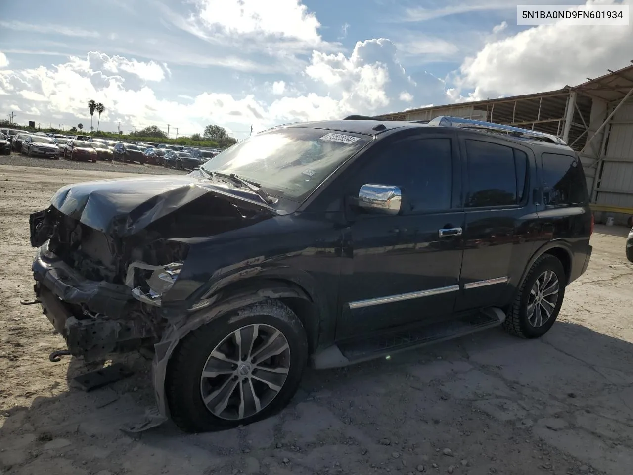 2015 Nissan Armada Sv VIN: 5N1BA0ND9FN601934 Lot: 72525294