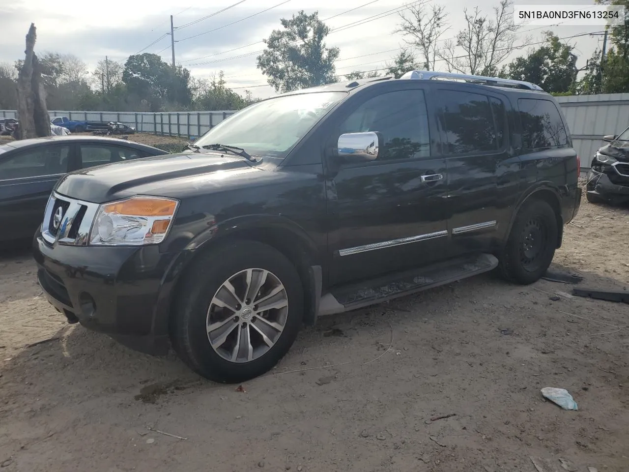 2015 Nissan Armada Sv VIN: 5N1BA0ND3FN613254 Lot: 72854284