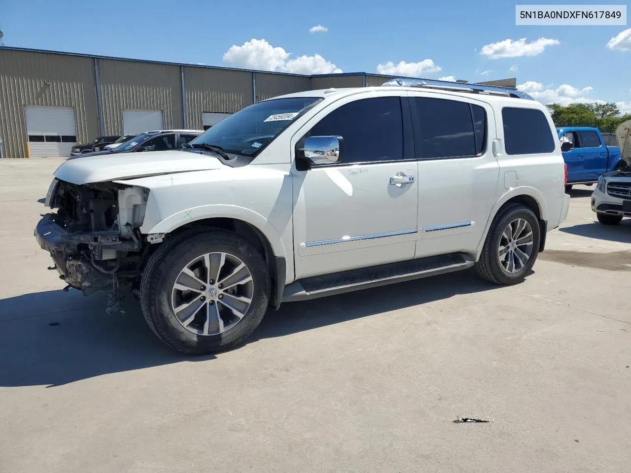 2015 Nissan Armada Sv VIN: 5N1BA0NDXFN617849 Lot: 73459204