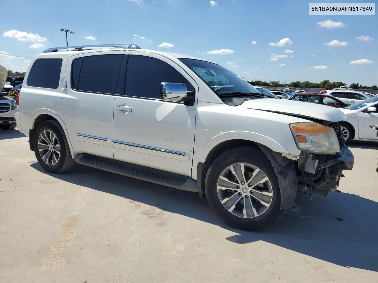 2015 Nissan Armada Sv VIN: 5N1BA0NDXFN617849 Lot: 73459204