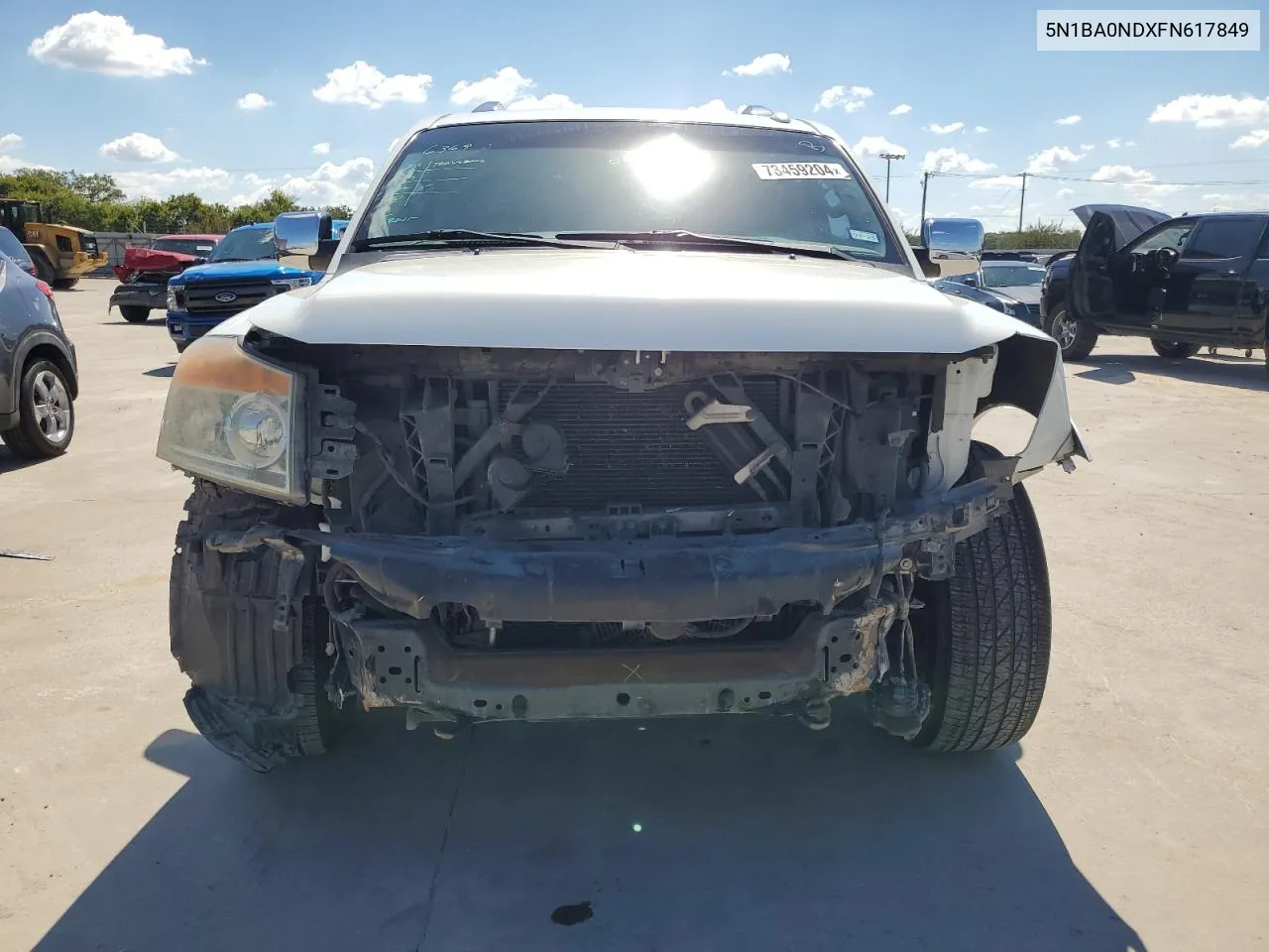 5N1BA0NDXFN617849 2015 Nissan Armada Sv