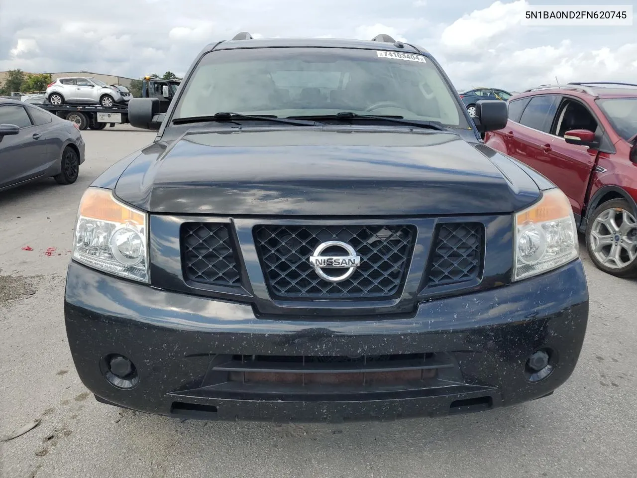 2015 Nissan Armada Sv VIN: 5N1BA0ND2FN620745 Lot: 74103404