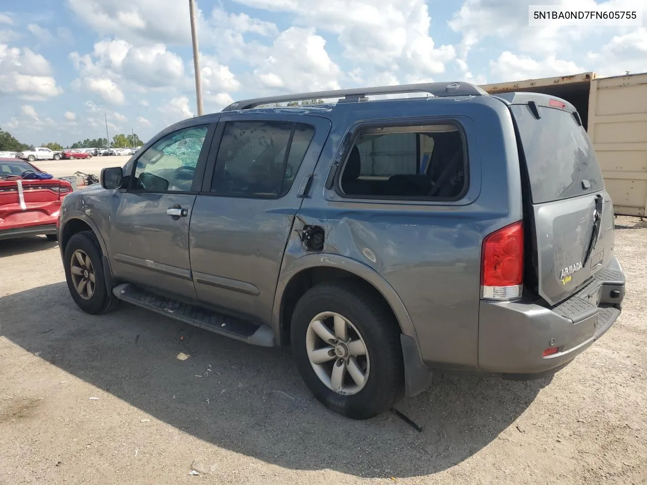 2015 Nissan Armada Sv VIN: 5N1BA0ND7FN605755 Lot: 74236004