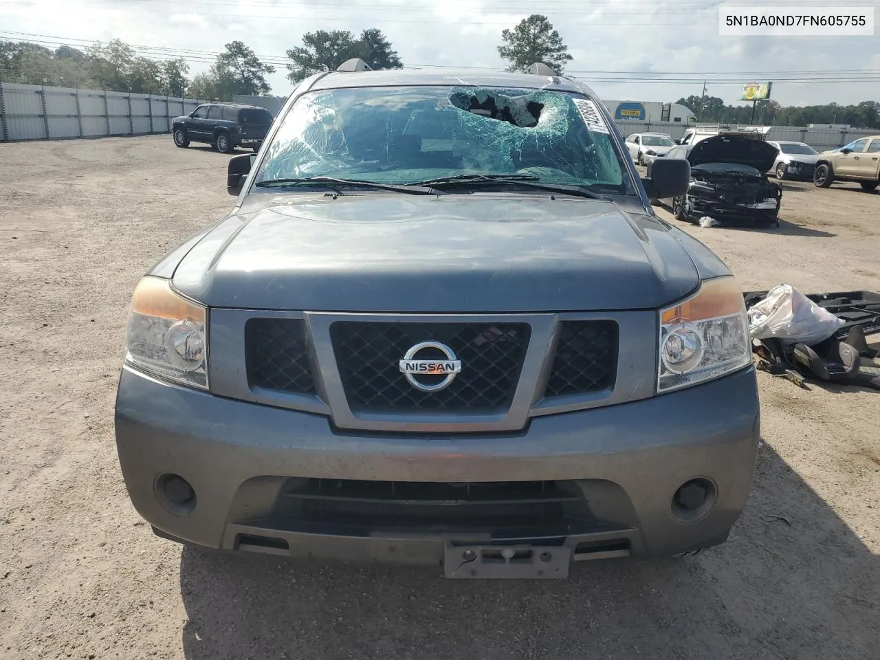 2015 Nissan Armada Sv VIN: 5N1BA0ND7FN605755 Lot: 74236004