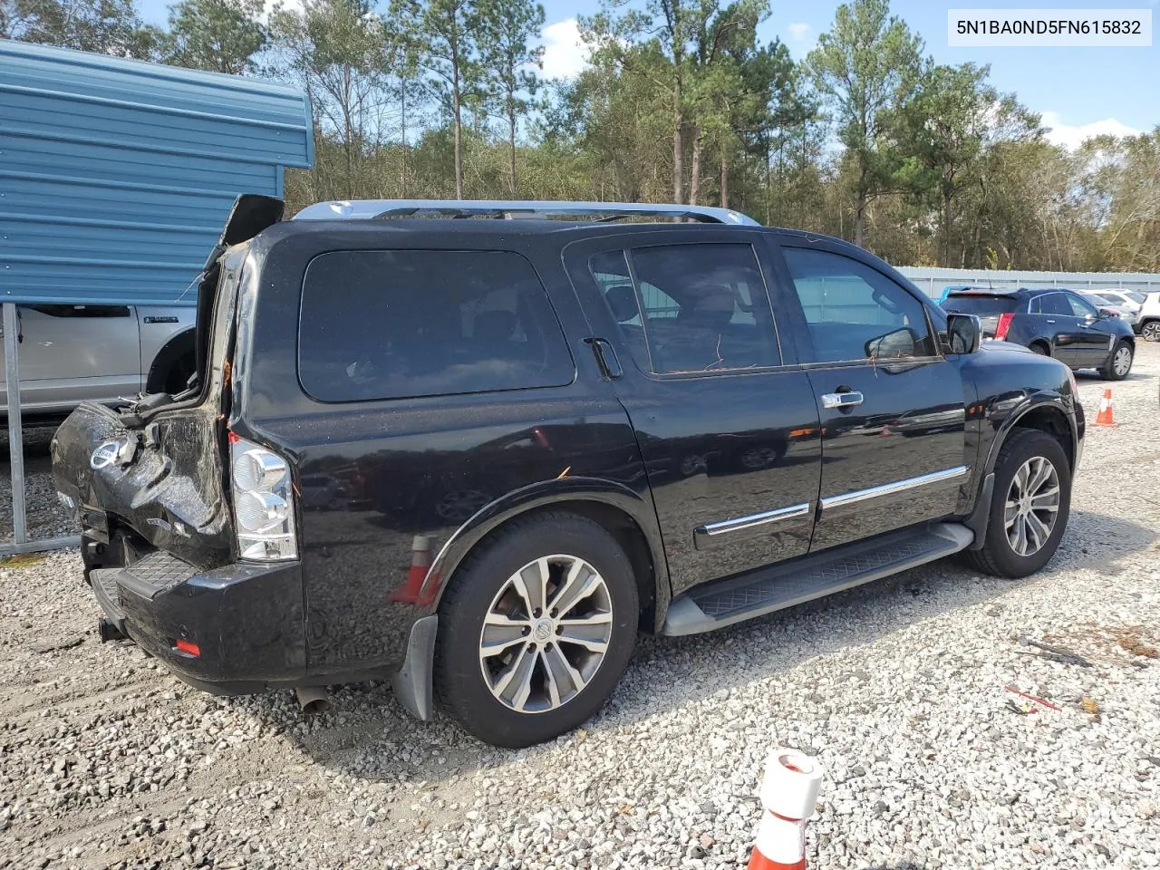 2015 Nissan Armada Sv VIN: 5N1BA0ND5FN615832 Lot: 74661094