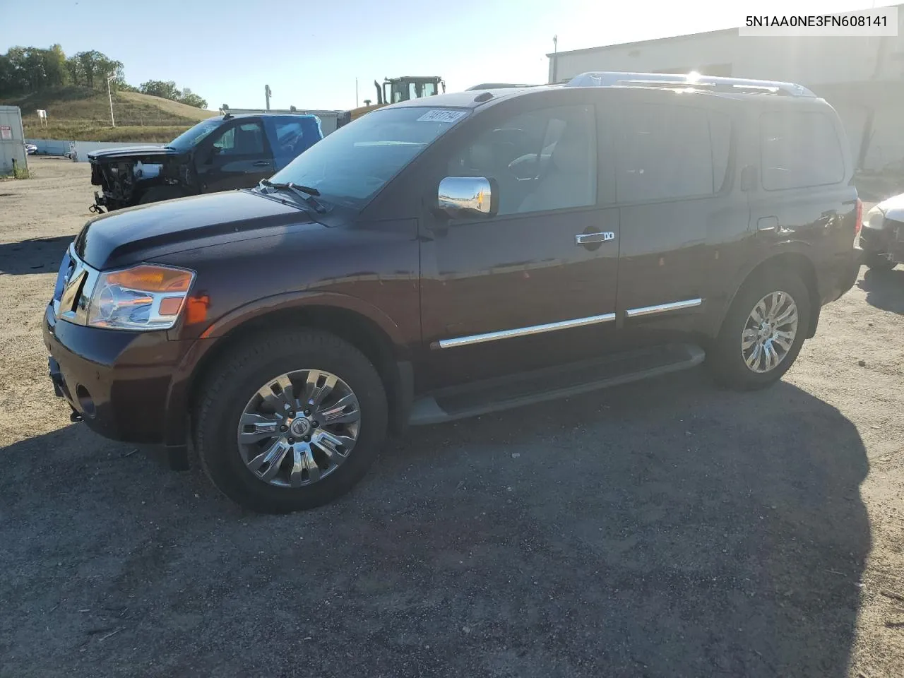 2015 Nissan Armada Platinum VIN: 5N1AA0NE3FN608141 Lot: 74817194