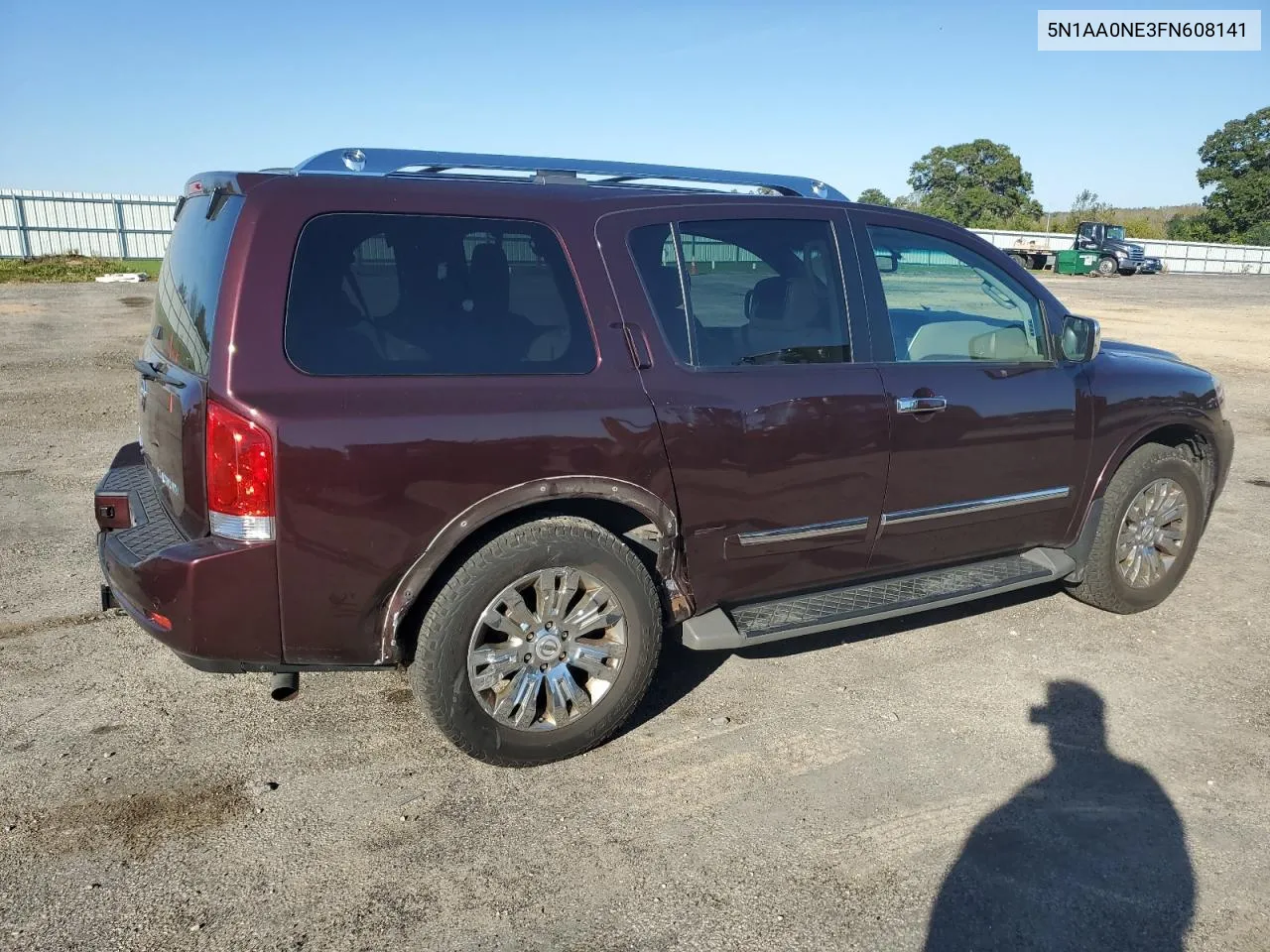 2015 Nissan Armada Platinum VIN: 5N1AA0NE3FN608141 Lot: 74817194