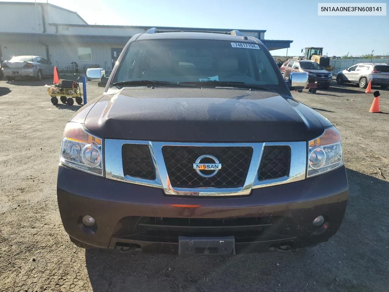 2015 Nissan Armada Platinum VIN: 5N1AA0NE3FN608141 Lot: 74817194