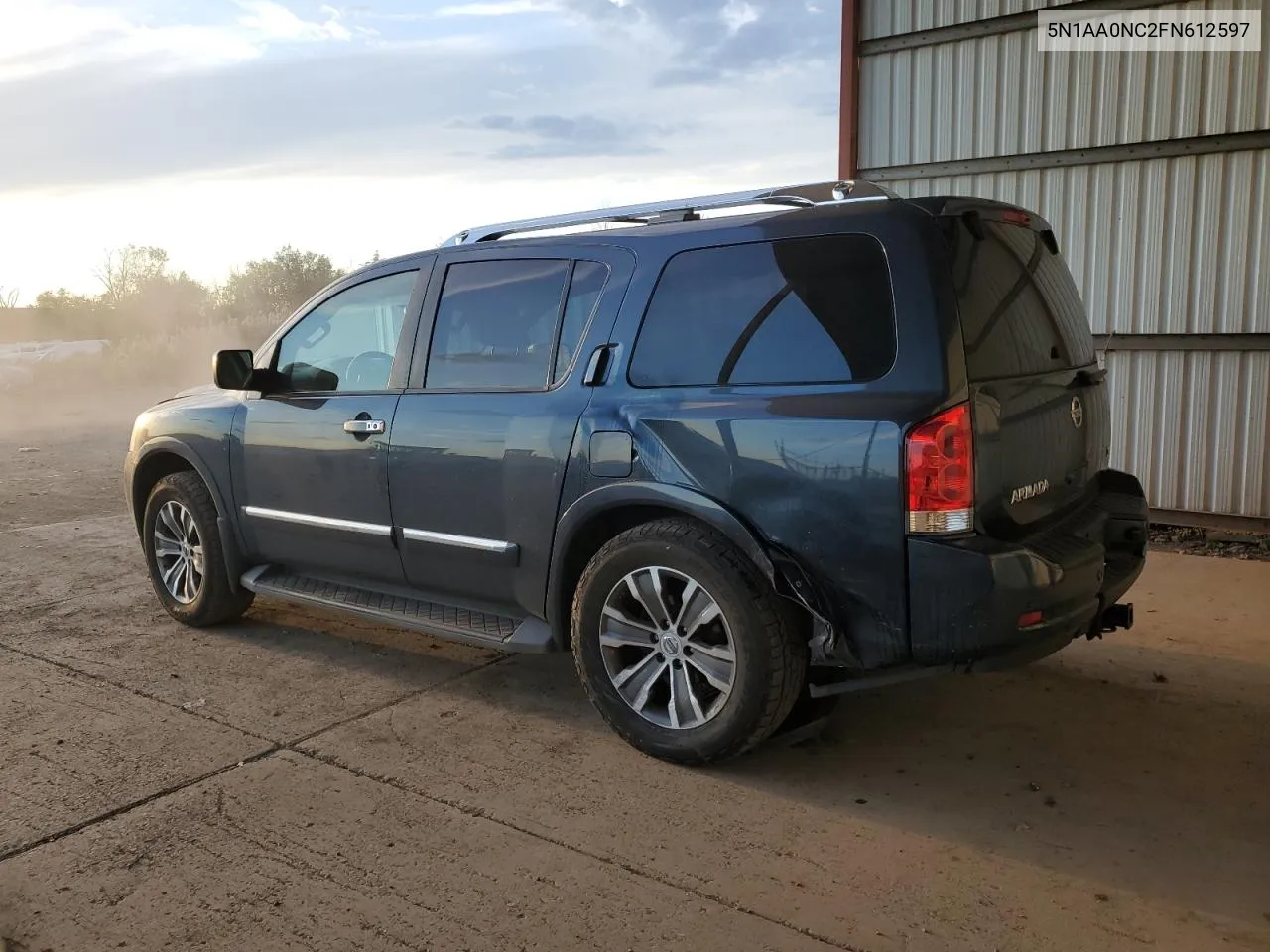 2015 Nissan Armada Sv VIN: 5N1AA0NC2FN612597 Lot: 75255494