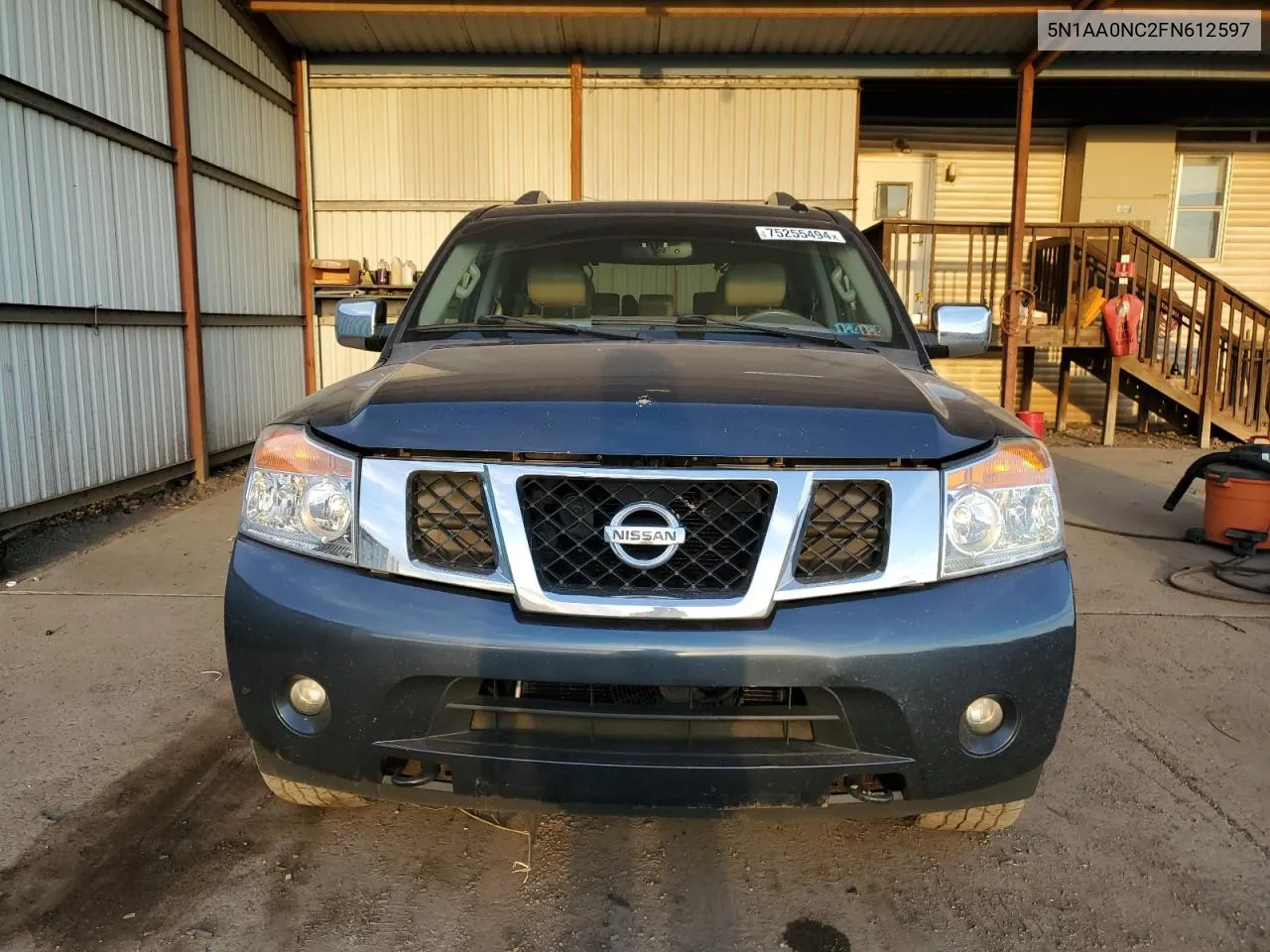 2015 Nissan Armada Sv VIN: 5N1AA0NC2FN612597 Lot: 75255494