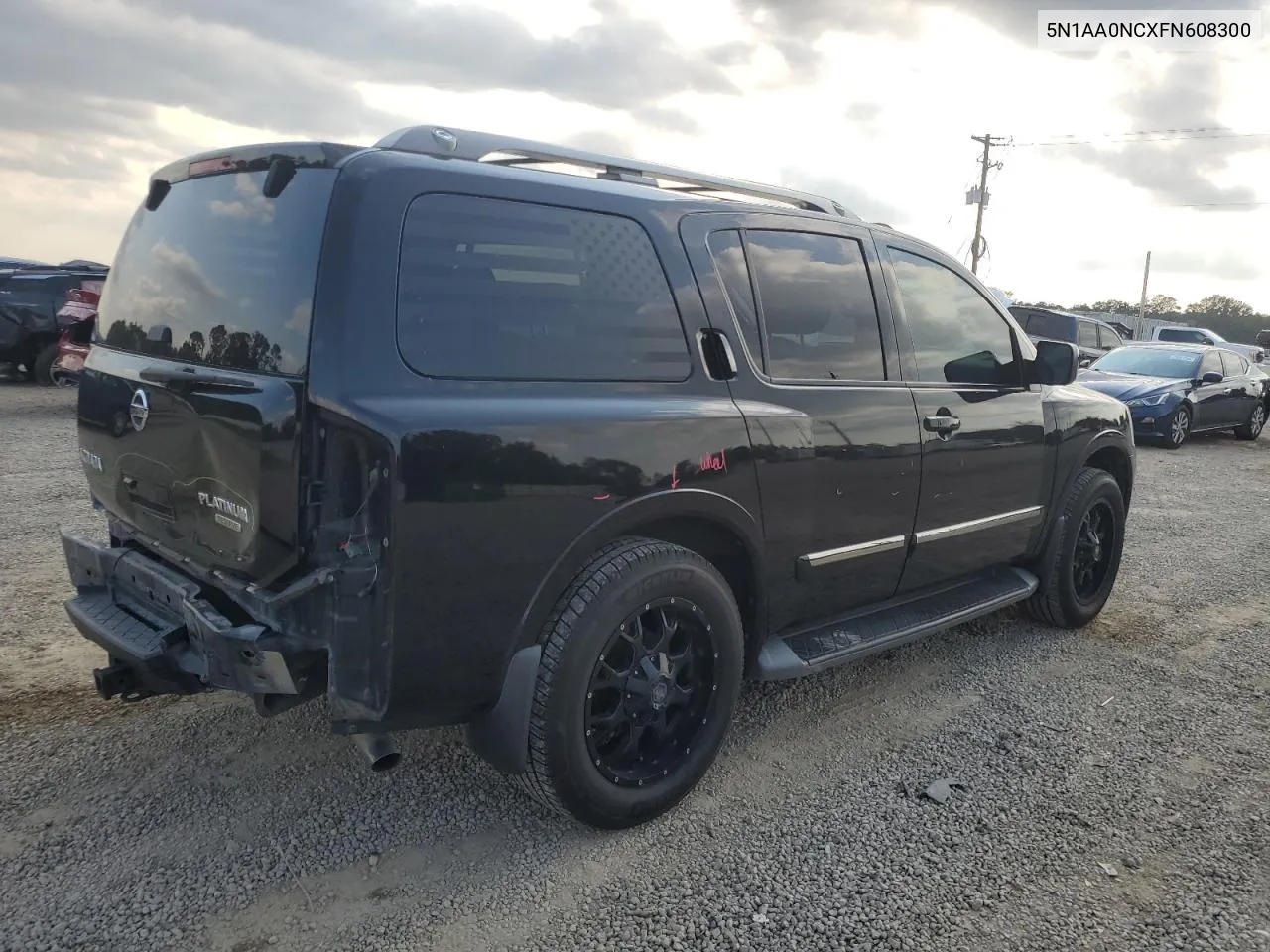 2015 Nissan Armada Sv VIN: 5N1AA0NCXFN608300 Lot: 75832674