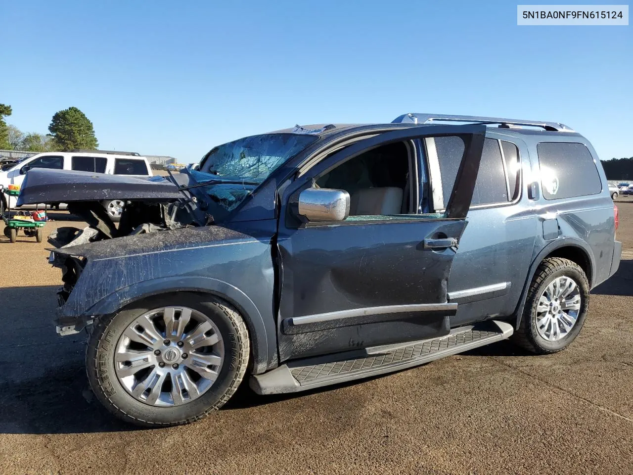 2015 Nissan Armada Platinum VIN: 5N1BA0NF9FN615124 Lot: 76386394