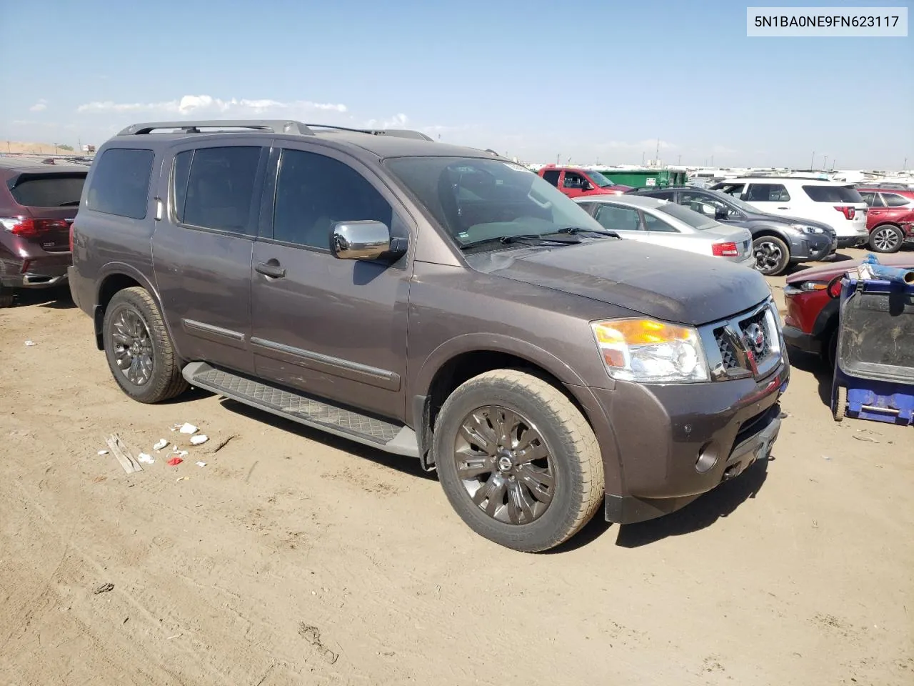 2015 Nissan Armada Platinum VIN: 5N1BA0NE9FN623117 Lot: 76584284