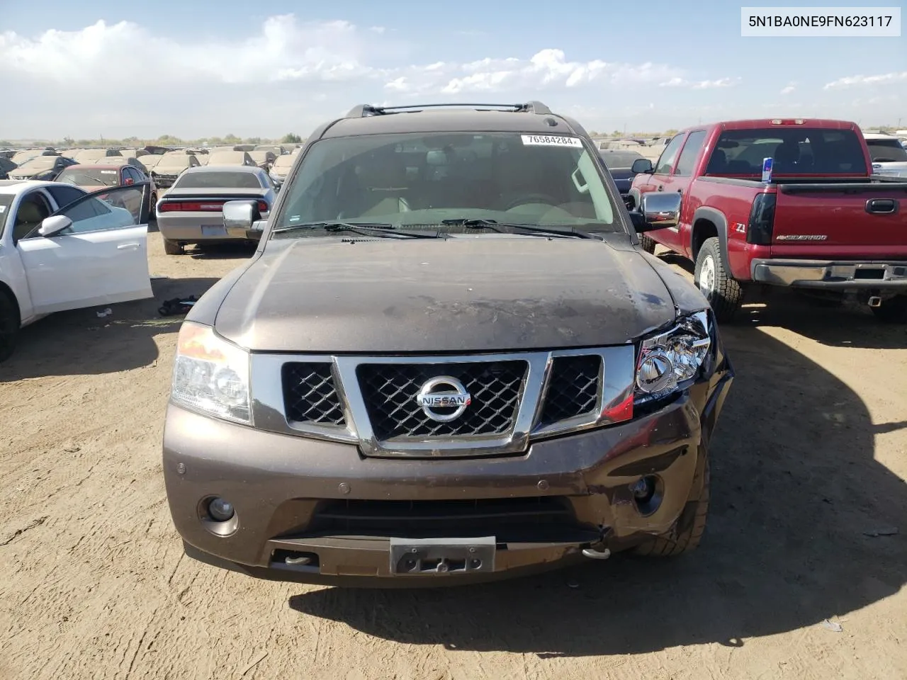 2015 Nissan Armada Platinum VIN: 5N1BA0NE9FN623117 Lot: 76584284