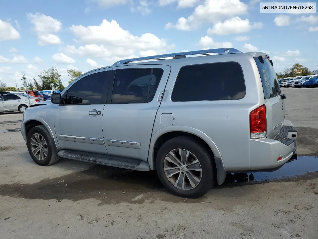 5N1BA0ND7FN618263 2015 Nissan Armada Sv