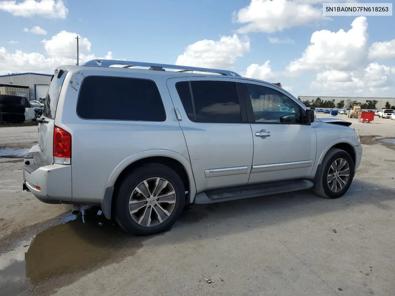 5N1BA0ND7FN618263 2015 Nissan Armada Sv