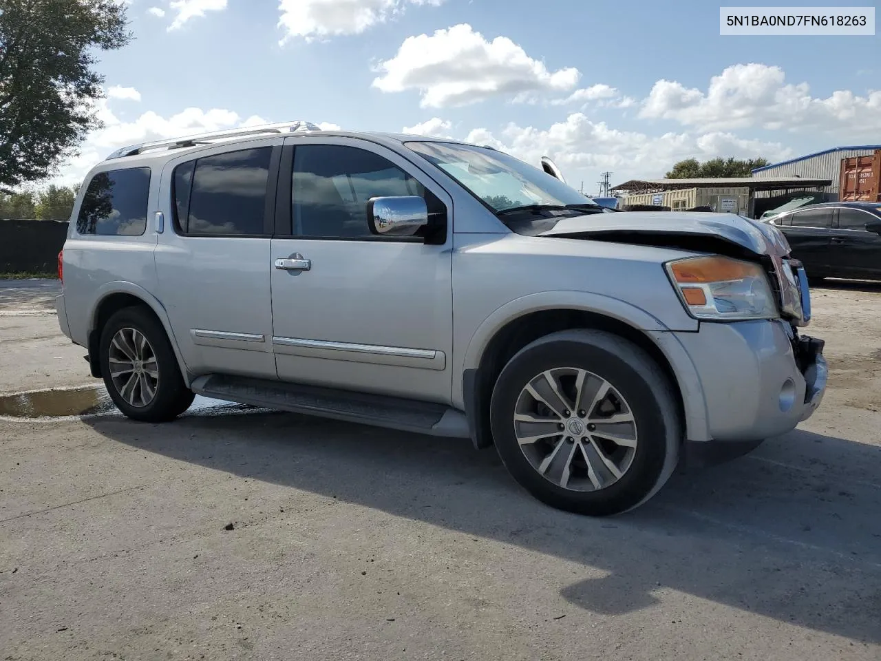 2015 Nissan Armada Sv VIN: 5N1BA0ND7FN618263 Lot: 77433194