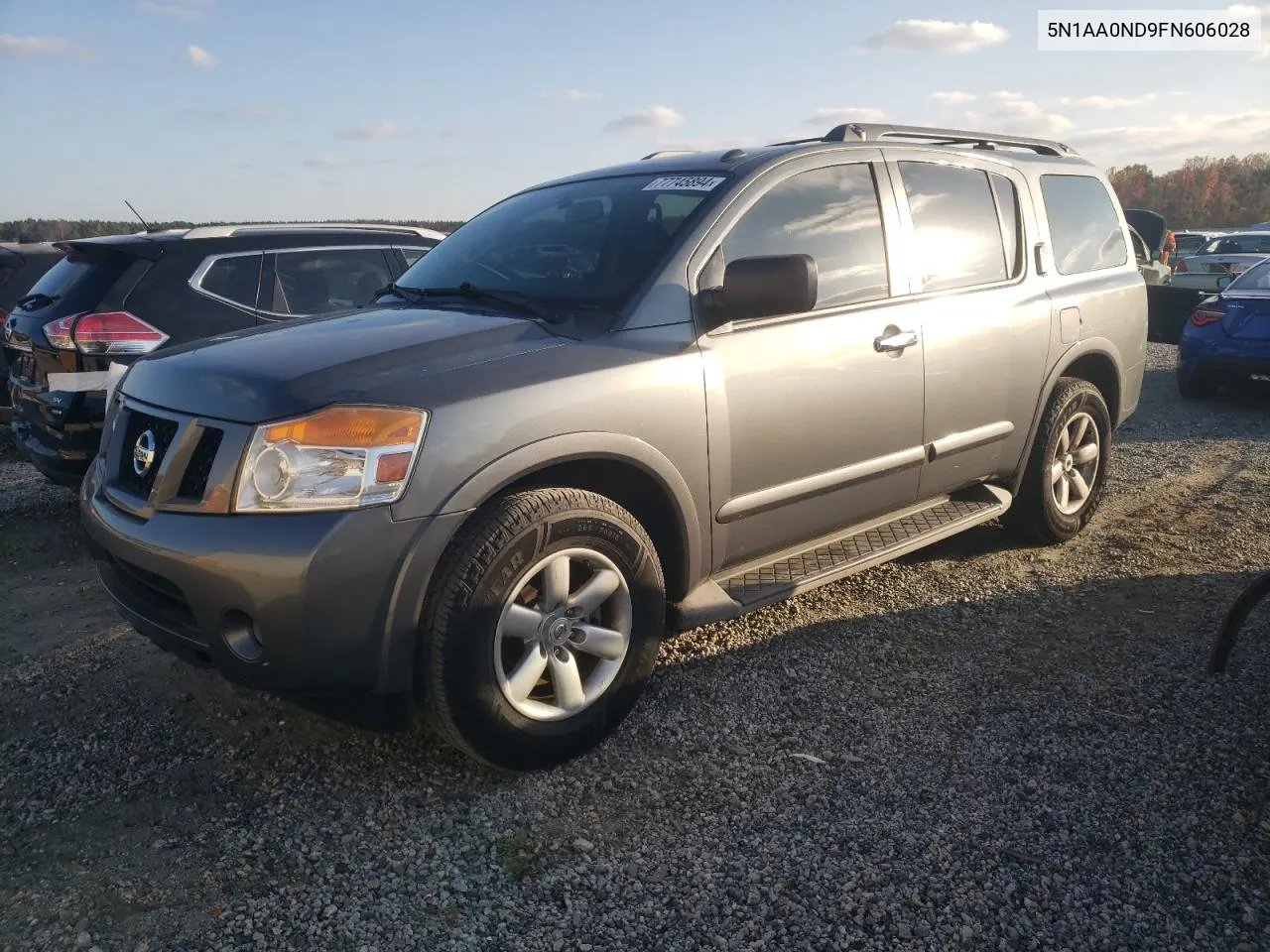 5N1AA0ND9FN606028 2015 Nissan Armada Sv