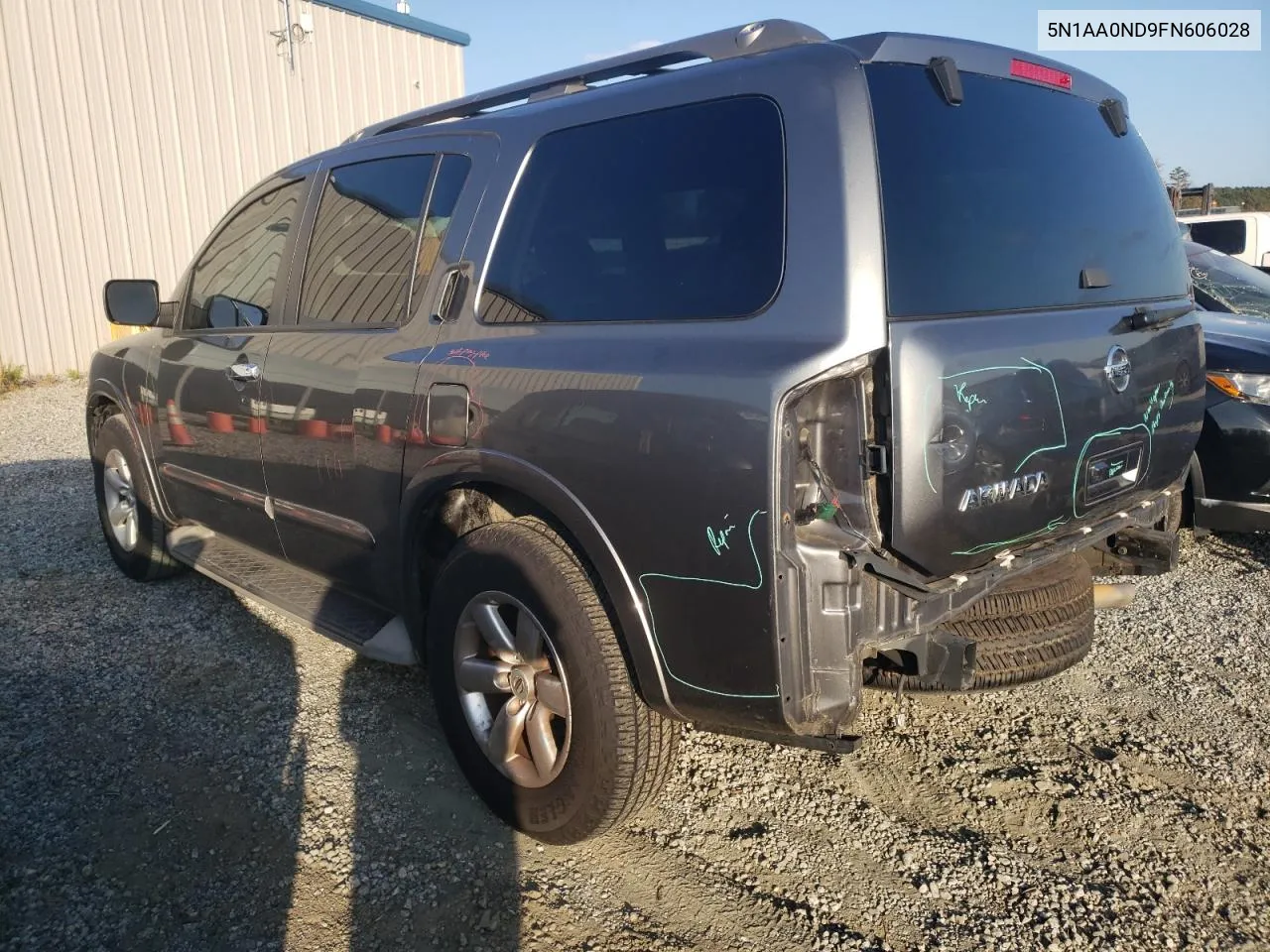 5N1AA0ND9FN606028 2015 Nissan Armada Sv