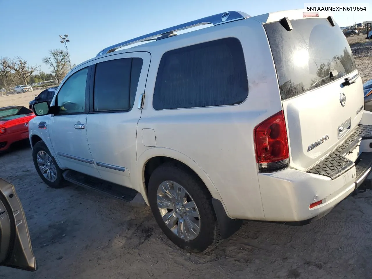 2015 Nissan Armada Platinum VIN: 5N1AA0NEXFN619654 Lot: 77788294