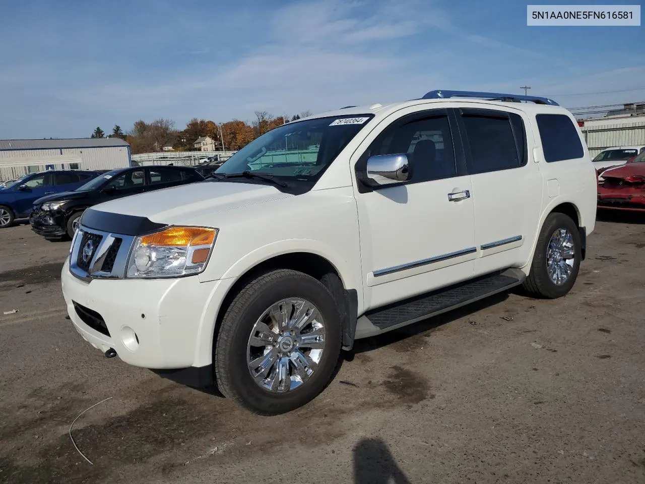 2015 Nissan Armada Platinum VIN: 5N1AA0NE5FN616581 Lot: 78740364