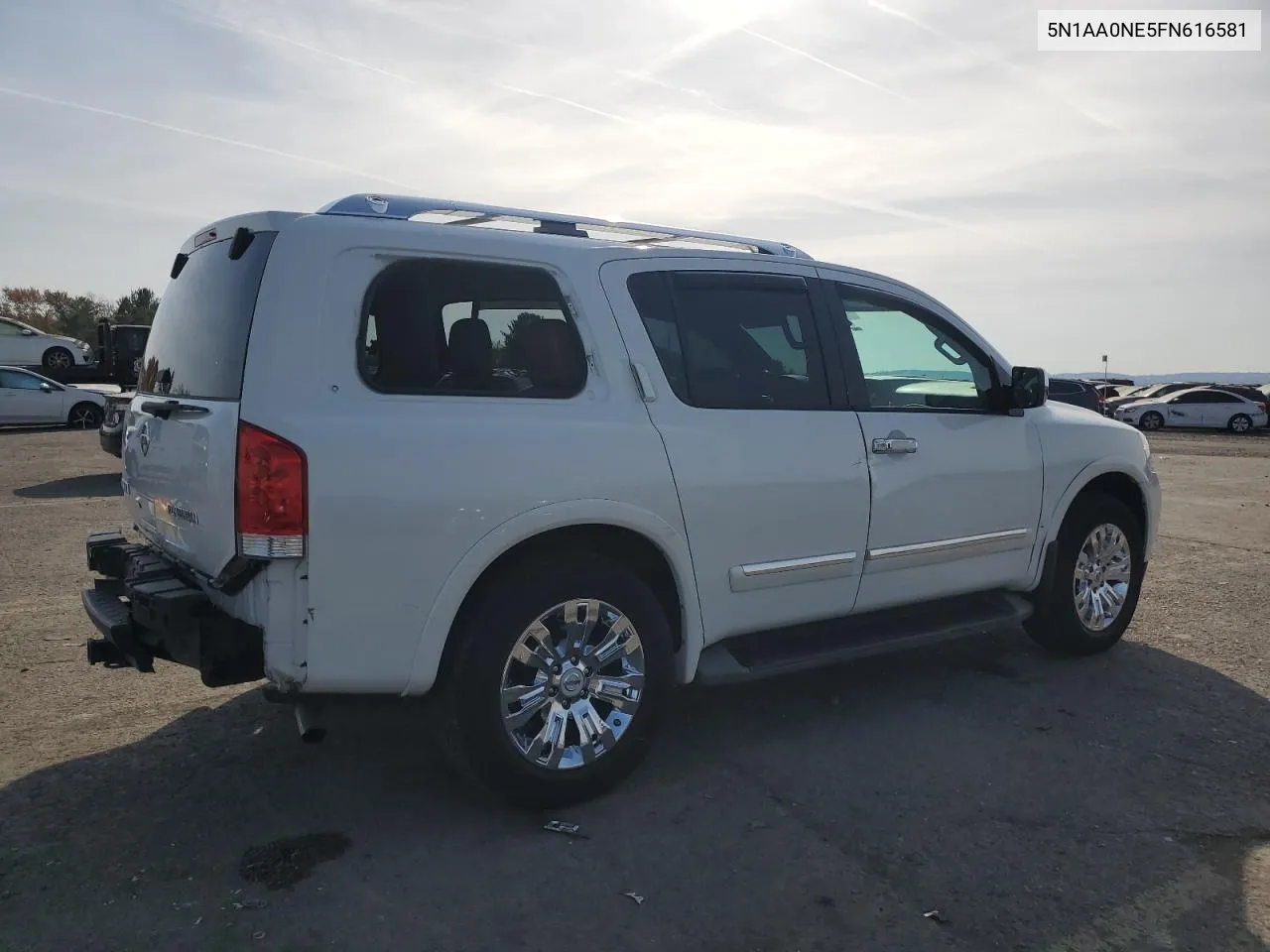 2015 Nissan Armada Platinum VIN: 5N1AA0NE5FN616581 Lot: 78740364