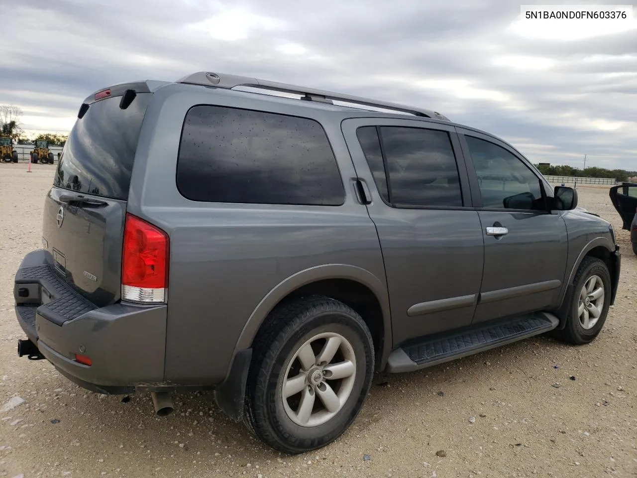 2015 Nissan Armada Sv VIN: 5N1BA0ND0FN603376 Lot: 79338994