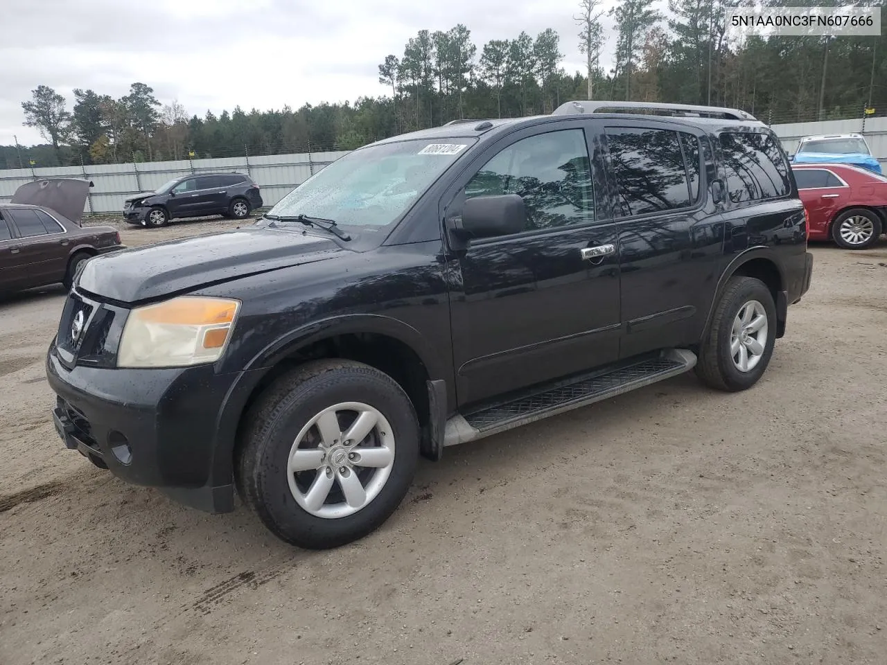 2015 Nissan Armada Sv VIN: 5N1AA0NC3FN607666 Lot: 80681204