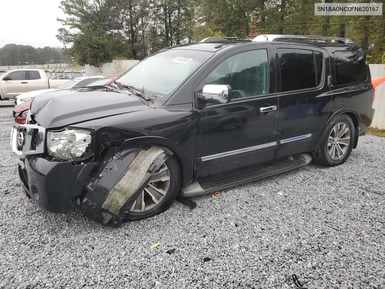 2015 Nissan Armada Sv VIN: 5N1BA0NC0FN620167 Lot: 81495934