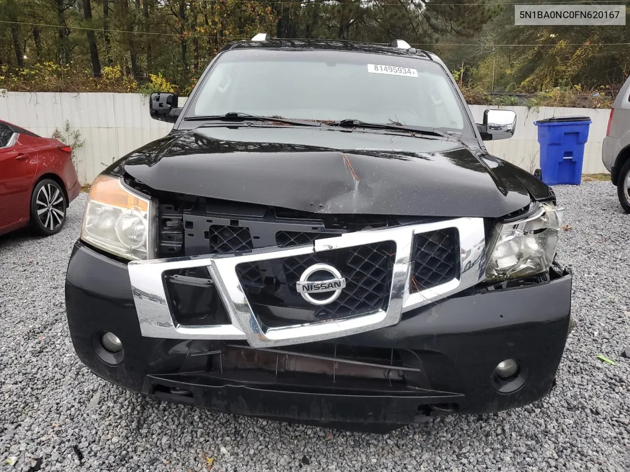 2015 Nissan Armada Sv VIN: 5N1BA0NC0FN620167 Lot: 81495934