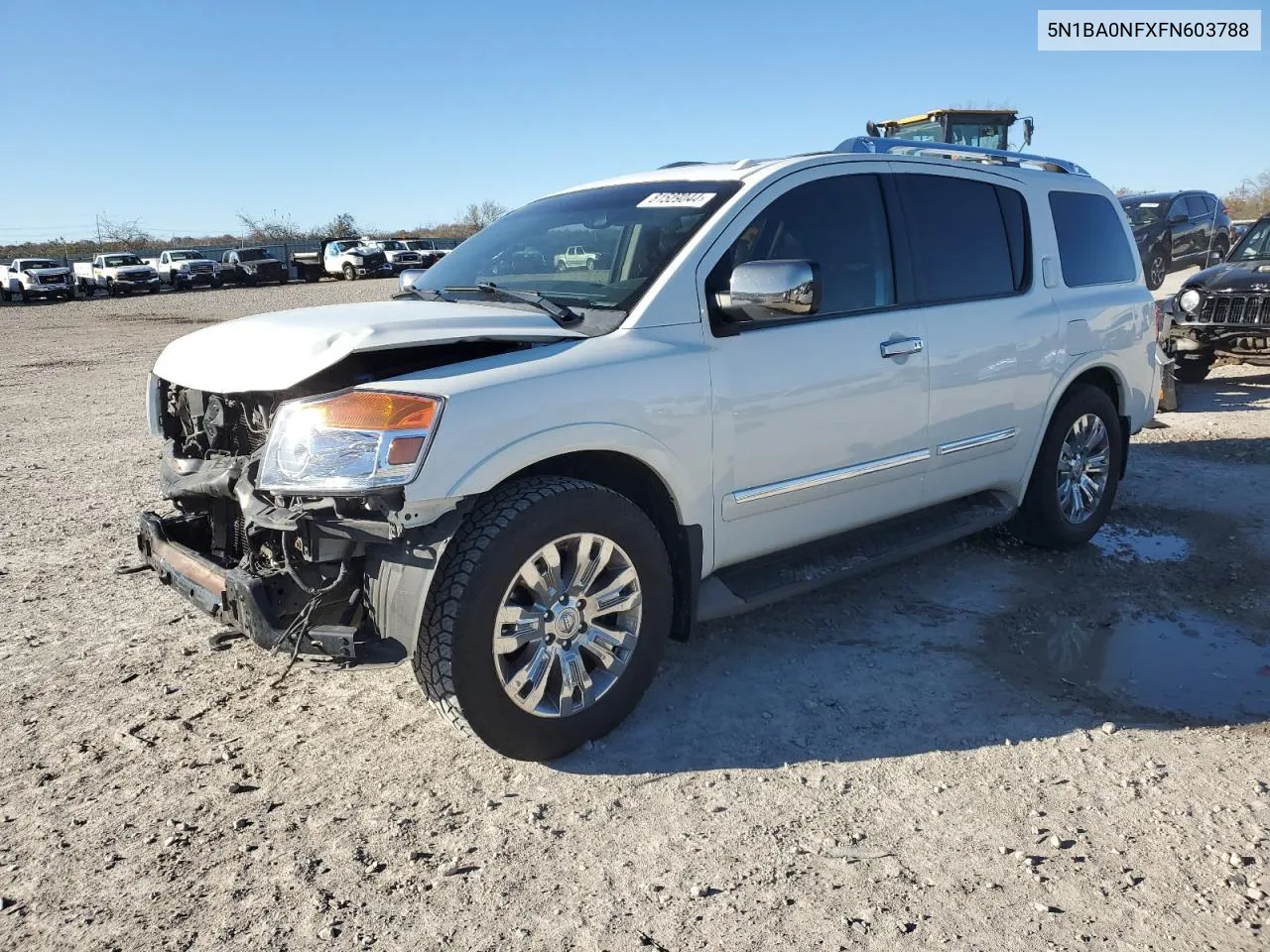 2015 Nissan Armada Platinum VIN: 5N1BA0NFXFN603788 Lot: 81529044