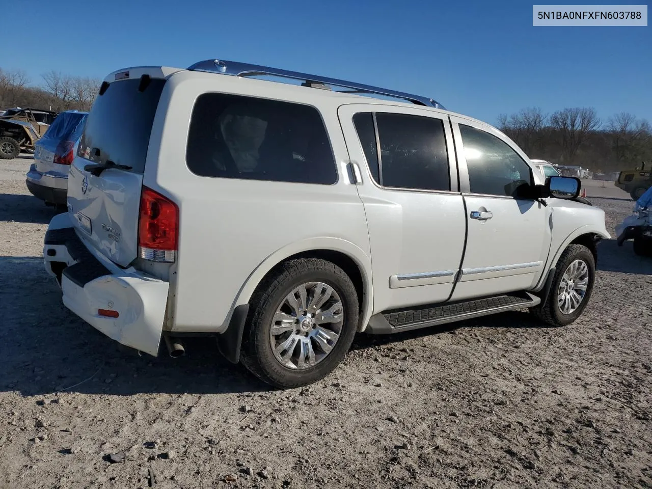 2015 Nissan Armada Platinum VIN: 5N1BA0NFXFN603788 Lot: 81529044