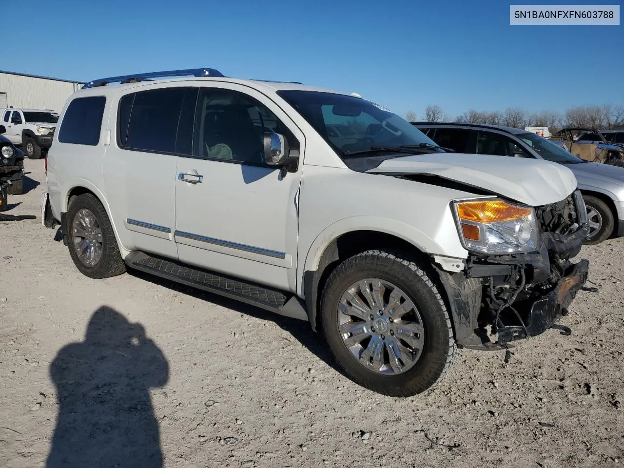 2015 Nissan Armada Platinum VIN: 5N1BA0NFXFN603788 Lot: 81529044