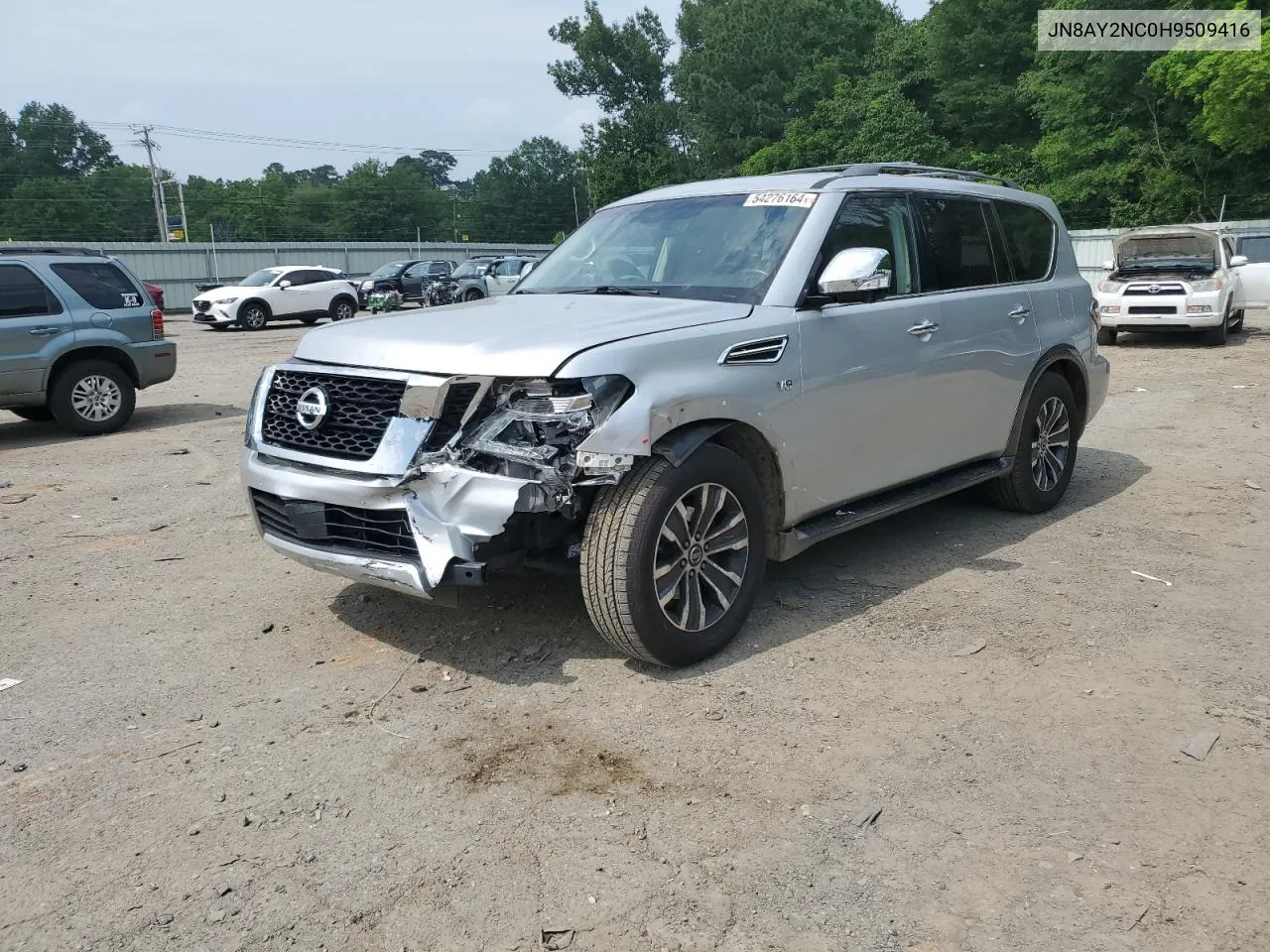 2017 Nissan Armada Sv VIN: JN8AY2NC0H9509416 Lot: 54276164